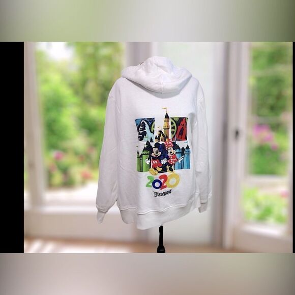 🔥🔥 DisneyParks Disneyland 2020 Hoodie Sweatshirt Jumper Zip-up jacket Size 1X - Picture 3 of 13
